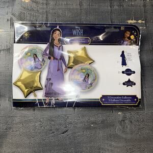 Disney’s Wish 18" - 36" Mylar Balloon Bouquet - 5 Pc.